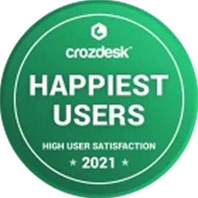 Crozdesk Happiest Users 2021