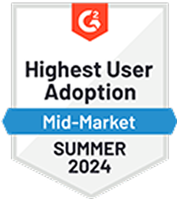 Highest User Adoption Mid-Market Summer 2024