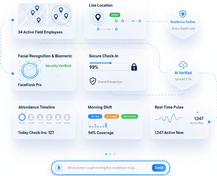 Workforce management screen