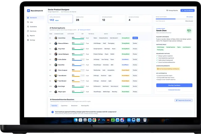 Recruitment AI workflow