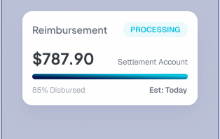 Employee reimbursement status